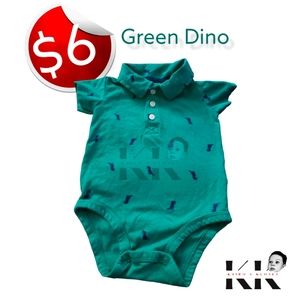 Carter's Green Dino Shirt 6m